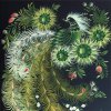 Альона Кічкіна  Триптих «Птахи в зеленому» 3х20х30, картон, акварель, темпера 2016 6